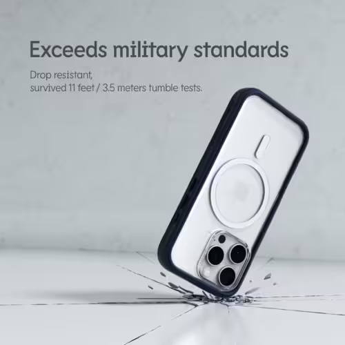 Rhinoshield รุ่น Mod NX (MagSafe Compatible) - เคส iPhone 16 Pro Max - สี Navy Blue - Image 3