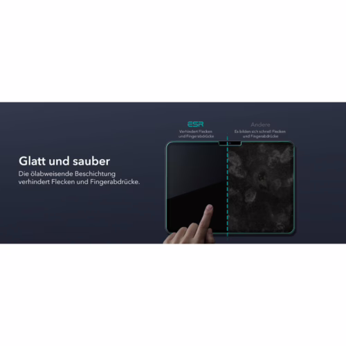 ESR รุ่น Tempered-Glass Screen Protector - ฟิล์มหน้าจอ iPad Air 11" (2025/2024) - Image 5