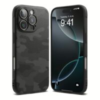 Ringke รุ่น Onyx Design - เคส iPhone 16 Pro Max - ลาย Camo Black