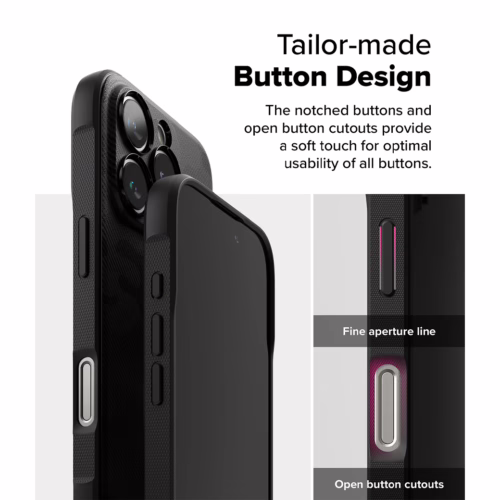 Ringke รุ่น Onyx Design - เคส iPhone 16 Pro - ลาย Camo Black - Image 11