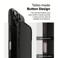 Ringke รุ่น Onyx Design - เคส iPhone 16 Pro - ลาย Camo Black