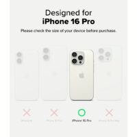 Ringke รุ่น Onyx Design - เคส iPhone 16 Pro - ลาย Camo Black