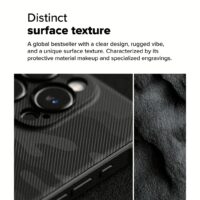 Ringke รุ่น Onyx Design - เคส iPhone 16 Pro - ลาย Camo Black