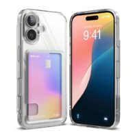 Ringke รุ่น Fusion Card - เคส iPhone 16 Plus - สี Clear