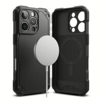 Ringke รุ่น Rugged Gear Magnetic - เคส iPhone 16 Pro Max - สี Black