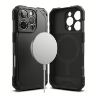 Ringke รุ่น Rugged Gear Magnetic - เคส iPhone 16 Pro - สี Black