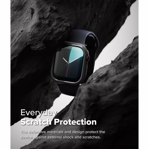 Ringke รุ่น Slim - เคส Apple Watch 10 (42mm) - สี Clear (1P) + สี Dark Gray (1P) (แพ็ค 2 ชิ้น) - Image 7