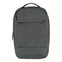 Incase รุ่น City Compact Backpack - กระเป๋าเป้สะพายหลัง - สี Heather Black/Gunmetal Gray