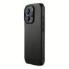 Mujjo รุ่น Leather Case - เคส iPhone 16 Pro - สี Black