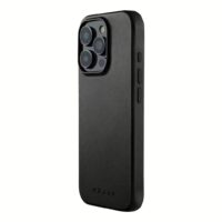 Mujjo รุ่น Leather Case - เคส iPhone 16 Pro - สี Black