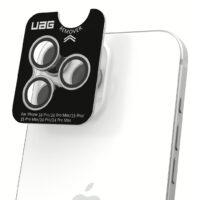 UAG รุ่น Lens Shield - กระจกเลนส์กล้อง iPhone 16 Pro / 16 Pro Max / 15 Pro / 15 Pro Max - สี Titanium