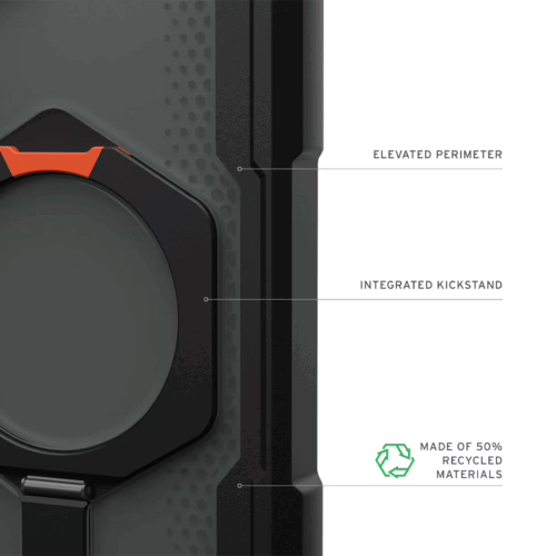 UAG รุ่น Plasma XTE with Magnetic - เคส Galaxy S25 - สี Black/Orange - Image 12