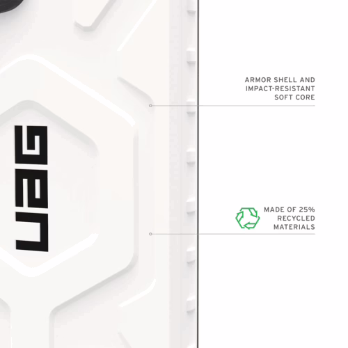 UAG รุ่น Pathfinder with Magnetic - เคส Galaxy S25 Ultra - สี White - Image 11