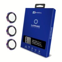 Hoda รุ่น Sapphire Lens - กระจกเลนส์กล้อง Galaxy S25 Plus - สี Flamed Titanium