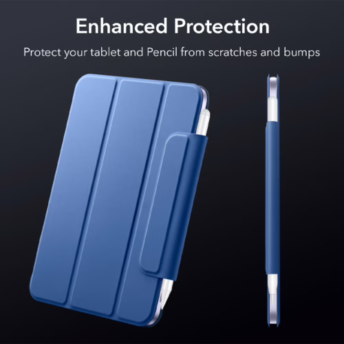 ESR รุ่น Rebound Magnetic - เคส iPad Mini (7th/6th Gen) - สี Navy Blue - Image 4