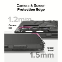Ringke รุ่น Fusion Design - เคส Galaxy S25 Ultra - สี Seoul Map Black