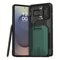 VRS รุ่น D-Wallet Origin Lite - เคส Galaxy S25 Ultra - สี Metallic Green