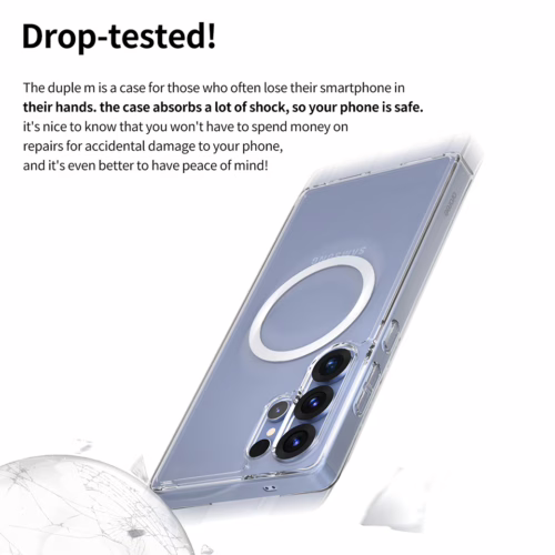 Araree รุ่น Duple M - เคส Galaxy S25 Ultra - สี Clear Matt - Image 12