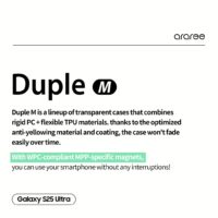 Araree รุ่น Duple M - เคส Galaxy S25 Ultra - สี Clear Matt