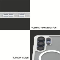 Araree รุ่น Duple M Armor - เคส Galaxy S25 Ultra - สี Stone Gray