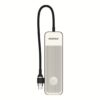 อุปกรณ์เชื่อมต่อ Momax รุ่น One-Link Hub 9-in-1 USB-C PD to Dual HDMI - สี Titanium