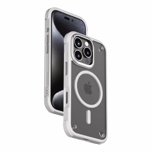 Momax รุ่น CaseForm Air (Magnetic) - เคส iPhone 16 Pro Max - สี Grey