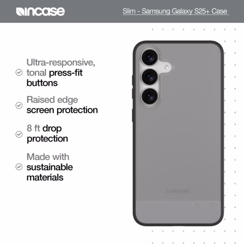 Incase รุ่น Slim - เคส Galaxy S25 Plus - สี Black - Image 7