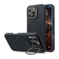 ESR รุ่น Cloud Soft Case with Stash Stand (HaloLock) - เคส iPhone 16 Pro - สี Black