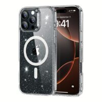 ESR รุ่น Classic Hybrid Case (HaloLock) - เคส iPhone 16 Pro Max - สี Clear Shimmer