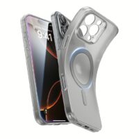 ESR รุ่น Zero Clear Case (HaloLock) - เคส iPhone 16 Pro Max - สี Frosted Grey