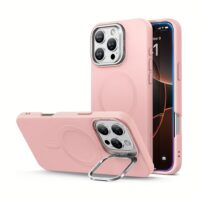 ESR รุ่น Cloud Soft Case with Stash Stand (HaloLock) - เคส iPhone 16 Pro Max - สี Pink