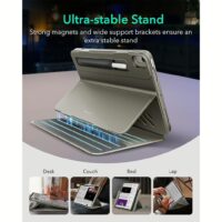 ESR รุ่น Shift Magnetic Case - เคส iPad Air 11" (2025/2024), iPad Air 10.9" (5th/4th Gen), iPad Pro 11" (1st Gen) - สี Titanium
