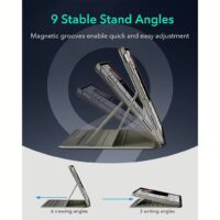 ESR รุ่น Shift Magnetic Case - เคส iPad Air 11" (2025/2024), iPad Air 10.9" (5th/4th Gen), iPad Pro 11" (1st Gen) - สี Titanium