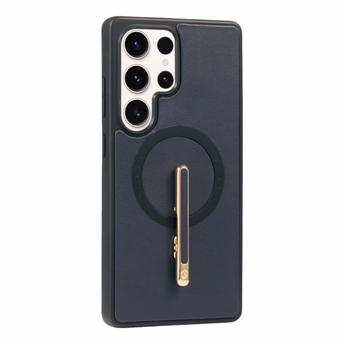 Custype รุ่น Magnetic Wireless Charging Phone Case With Single Pole Stand - เคส Galaxy S25 Ultra - สี Blue - Image 2