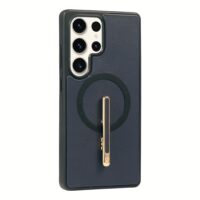 Custype รุ่น Magnetic Wireless Charging Phone Case With Single Pole Stand - เคส Galaxy S25 Ultra - สี Blue