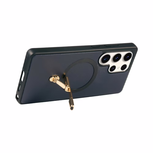 Custype รุ่น Magnetic Wireless Charging Phone Case With Single Pole Stand - เคส Galaxy S25 Ultra - สี Blue - Image 3