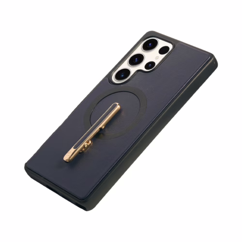 Custype รุ่น Magnetic Wireless Charging Phone Case With Single Pole Stand - เคส Galaxy S25 Ultra - สี Blue - Image 4