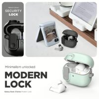 VRS รุ่น Modern Lock - เคส Galaxy Buds 3/ 3 Pro - สี White