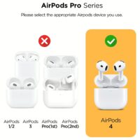 VRS รุ่น Modern Lock - เคส Airpods 4 - สี Peach/Coral