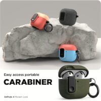 VRS รุ่น Modern Lock - เคส Airpods 4 - สี Peach/Coral