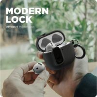 VRS รุ่น Modern Lock - เคส Airpods 4 - สี Peach/Coral