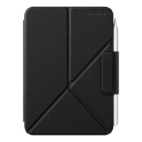 Pitaka รุ่น MagEZ Folio 2 - ฝาพับหน้าจอ iPad mini (7th/6th Gen) - สี Black/Grey