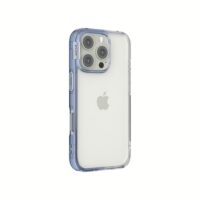 Ples รุ่น Lepi Air Layer TwoFace - เคส iPhone 16 Pro Max - สี Cashmere Blue/Transparent