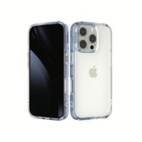 Ples รุ่น Lepi Air Layer TwoFace - เคส iPhone 16 Pro Max - สี Cashmere Blue/Transparent