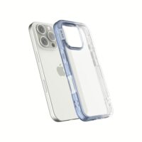 Ples รุ่น Lepi Air Layer TwoFace - เคส iPhone 16 Pro Max - สี Cashmere Blue/Transparent