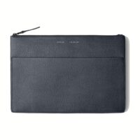 GRAMS(28) รุ่น 106 Leather Folio - ซองใส่แท็บเล็ต 11" - สี Pebbled Navy Blue