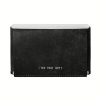 GRAMS(28) รุ่น 108 Cardholder (Snowflake Leather) - กระเป๋าสตางค์ - สี Black