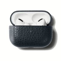 GRAMS(28) รุ่น 112 AirPods Pro Case (Pebbled Leather) - เคส AirPods Pro 2/1 - สี Navy Blue