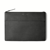 GRAMS(28) รุ่น 113 Leather Folio - ซองใส่แท็บเล็ต 13" - สี Pebbled Black
