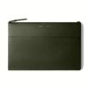 GRAMS(28) รุ่น 114 Leather Folio - ซองใส่ MacBook Air 13" (M2/M3) / MacBook Pro 13" (M1/M2) - สี Nappa Olive